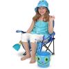 imageMelissa ampamp Doug Sunny Patch Flex Octopus Folding Beach Chair For Kids FrustrationFree PackagingFrustrationFree Packaging