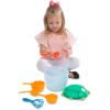 imageMelissa ampamp Doug Sunny Patch Seaside Sidekicks Sand Baking SetBeach Toy Outdoor Play for Kids Ages 3