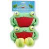 imageMelissa ampamp Doug Sunny Patch Skippy Frog Toss and Grip Action Game  2 Mitts 2 Soft Balls