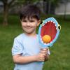 imageMelissa ampamp Doug Sunny Patch Spark Shark Toss and Catch Net Pool Game with 2 Balls