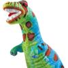 imageMelissa ampamp Doug TRex Dinosaur  Lifelike Stuffed Animal Over 2 feet Tall Giant Blue Stuffed TRex Plush Toy