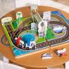 imageMelissa ampamp Doug TakeAlong Railroad Tabletop Playset with Wooden Train Toys Animals ampamp Scenery Play Pieces Preschool Learning Toys for Girls ampamp Boys 3  FSC CertifiedAirport