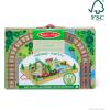 imageMelissa ampamp Doug TakeAlong Railroad Tabletop Playset with Wooden Train Toys Animals ampamp Scenery Play Pieces Preschool Learning Toys for Girls ampamp Boys 3  FSC CertifiedTrain