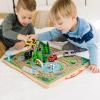imageMelissa ampamp Doug TakeAlong Railroad Tabletop Playset with Wooden Train Toys Animals ampamp Scenery Play Pieces Preschool Learning Toys for Girls ampamp Boys 3  FSC CertifiedTrain