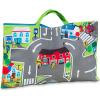 imageMelissa ampamp Doug TakeAlong Town Play Mat 1925 x 1425 inches with 9 Soft VehiclesOne Size