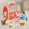 imageMelissa ampamp Doug TakeAlong Wooden Toy Barn 11Pc Portable Toddler Playset with Farm Animals ampamp PopUp Roof Preschool Learning Toys for Girls ampamp Boys 2TakeAlong SortingBarn Toy