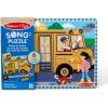 imageMelissa ampamp Doug The Wheels on The Bus Song Puzzle  8Piece Wooden Peg Puzzle with LightActivated Sounds Music Learning Toy for Toddlers and Preschoolers Ages 2