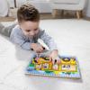 imageMelissa ampamp Doug The Wheels on The Bus Song Puzzle  8Piece Wooden Peg Puzzle with LightActivated Sounds Music Learning Toy for Toddlers and Preschoolers Ages 2