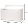 imageMelissa ampamp Doug Toy Chest Wooden Toy Storage Box with SafetyHinged Lid Kids Toys Storage Organizer for Playroom Bedroom ampamp Montessori Classroom Furniture for Boys ampamp Girls Ages 3White