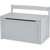 imageMelissa ampamp Doug Toy Chest Wooden Toy Storage Box with SafetyHinged Lid Kids Toys Storage Organizer for Playroom Bedroom ampamp Montessori Classroom Furniture for Boys ampamp Girls Ages 3Grey