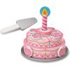 imageMelissa ampamp Doug TripleLayer Party Cake Wooden Play Food Set  Birthday Cake Pretend Food Play Set for Toddlers Kids Ages 3English Only