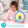 imageMelissa ampamp Doug Turn ampamp Tell Wooden Clock  Educational Toy with 12 Reversible Time CardsClock