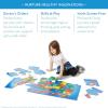 imageMelissa ampamp Doug USA Map Floor Puzzle 51 Jumbo Pieces 2 x 3 Feet Educational Geography Giant Puzzle for Kids Ages 6  FSC Certified