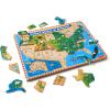 imageMelissa ampamp Doug USA Map Sound Puzzle  Wooden Puzzle with Sound Effects 40 pcs