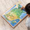 imageMelissa ampamp Doug USA Map Sound Puzzle  Wooden Puzzle with Sound Effects 40 pcs