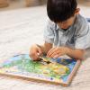 imageMelissa ampamp Doug USA Map Sound Puzzle  Wooden Puzzle with Sound Effects 40 pcs