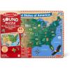 imageMelissa ampamp Doug USA Map Sound Puzzle  Wooden Puzzle with Sound Effects 40 pcs
