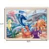 imageMelissa ampamp Doug Under The Sea Ocean Animals Wooden Jigsaw Puzzle with Storage Tray 24 pcsUnder the Sea Ocean Animals