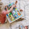 imageMelissa ampamp Doug Vehicle Jumbo Knob Puzzle Wooden Peg Puzzle for Toddlers Educational Toy for Shape Recognition and Fine Motor Skills Ages 1