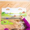 imageMelissa ampamp Doug Vehicles Puffy Sticker Play Set Travel Toy with DoubleSided Background 32 Reusable Puffy Stickers