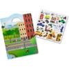 imageMelissa ampamp Doug Vehicles Puffy Sticker Play Set Travel Toy with DoubleSided Background 32 Reusable Puffy Stickers