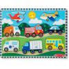 imageMelissa ampamp Doug Vehicles Wooden Peg Puzzle 8 pcsMelissa  Doug Vehicles Peg Puzzle