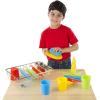 imageMelissa ampamp Doug Wash and Dry Dish Set  24 Pieces Kids Play Dishes Play Kitchen Accessories Toy Dishes for Kids Kitchen Ages 3Dish Set