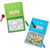 imageMelissa ampamp Doug Water Wow Reusable ColorwithWater Deluxe Travel Activity Pad 2 Pack  Around Town Animal AnticsBundle Around Town  Animal Antics