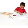 imageMelissa ampamp Doug Wooden Alphabet Stamp Set  56 Stamps with LowerCase and Capital Letters Preschool Writing Toys ABC Stamps Kids Arts ampamp Crafts Letter for Kids Ages 4