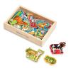 imageMelissa ampamp Doug Wooden Animal Magnets Set 20 Pieces  Farm Zoo ampamp Pet Fridge Magnets in Storage Box  Montessori Preschool Learning Toys for Toddlers ampamp Kids Ages 2  FSCCertified