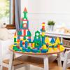imageMelissa ampamp Doug Wooden Building Block Set  200 Blocks in 4 Colors ampamp 9 ShapesFrustrationFree Packaging