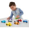 imageMelissa ampamp Doug Wooden Cars Vehicle Set in Wooden Tray
