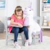 imageMelissa ampamp Doug Wooden Chairs Set of 2  White Furniture for PlayroomGrey