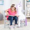 imageMelissa ampamp Doug Wooden Chairs Set of 2  White Furniture for PlayroomGrey