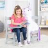 imageMelissa ampamp Doug Wooden Chairs Set of 2  White Furniture for PlayroomGrey