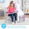 imageMelissa ampamp Doug Wooden Chairs Set of 2  White Furniture for PlayroomGrey
