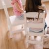imageMelissa ampamp Doug Wooden Chairs Set of 2  White Furniture for PlayroomMulticolor