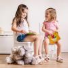 imageMelissa ampamp Doug Wooden Chairs Set of 2  White Furniture for PlayroomMulticolor