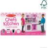 imageMelissa ampamp Doug Wooden Chefs Kitchen Set for Kids with Play Kitchen Accessories ampamp Ice Cube Dispenser Preschool Learning Toys for Girls ampamp Boys 3  FSC CertifiedPink