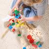 imageMelissa ampamp Doug Wooden Construction Building Set in a Box 48 pcs