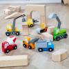 imageMelissa ampamp Doug Wooden Construction Site Vehicles with Wooden Storage Tray 8 pcsConstruction Site Vehicle