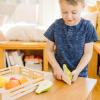 imageMelissa ampamp Doug Wooden Cutting Fruit Toy Food Set ampamp Pretend Play Kitchen Accessories Preschool Learning Toys for Girls ampamp Boys 3118 x 1085 x 195