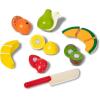 imageMelissa ampamp Doug Wooden Cutting Fruit Toy Food Set ampamp Pretend Play Kitchen Accessories Preschool Learning Toys for Girls ampamp Boys 3118 x 1085 x 195