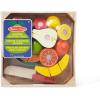 imageMelissa ampamp Doug Wooden Cutting Fruit Toy Food Set ampamp Pretend Play Kitchen Accessories Preschool Learning Toys for Girls ampamp Boys 3118 x 1085 x 195