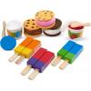 imageMelissa ampamp Doug Wooden Frozen Treats Ice Cream Play Set 24 pcs  Play Food and Accessories Food Toys for Toddlers and Kids 3