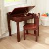 imageMelissa ampamp Doug Wooden LiftTop Desk ampamp Chair  Espresso