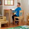 imageMelissa ampamp Doug Wooden LiftTop Desk ampamp Chair  HoneyBlonde