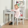 imageMelissa ampamp Doug Wooden LiftTop Desk ampamp Chair  HoneyGrey
