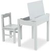 imageMelissa ampamp Doug Wooden LiftTop Desk ampamp Chair  HoneyGrey