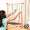 imageMelissa ampamp Doug Wooden MultiCraft Weaving Loom ExtraLarge Frame 2275 x 165 inchesFrustrationFree Packaging